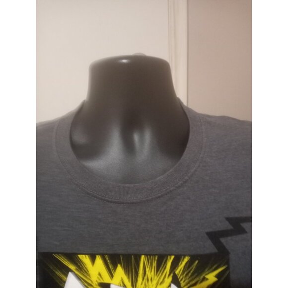 Pokémon Gray Pikachu Graphic T-shirt Crew Neck Adult Size Small S - Picture 3 of 10